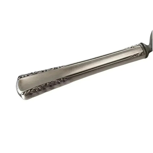 VTG Stainless Silver Plated Cake Server Wedding Gift Anniversary Present Scroll - Picture 4 of 6